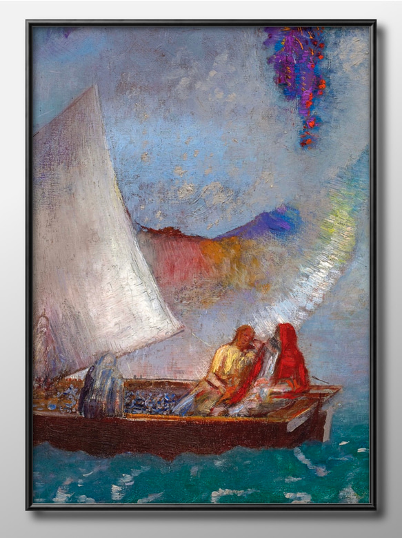 3660□ポスター アート 絵画『オディロン・ルドン』北欧 A3 イラスト