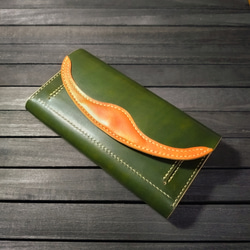 ☆オーダーメイド☆世界でたった1つの手染めの革財布☆ 長財布 NA