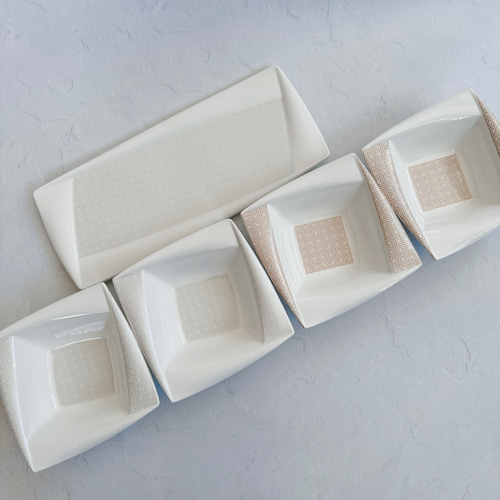 新品/未使用】ポーセラーツ/プレート小鉢セット 【公式通販】