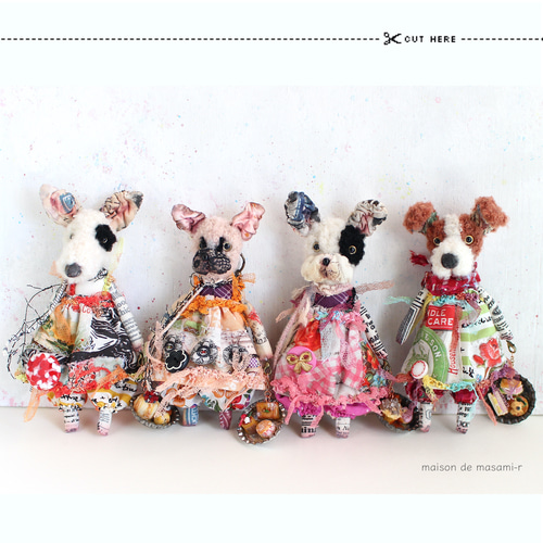 豊富なギフト ジャックラッセルテリアのミニぬいぐるみ 14.5cm バックチャーム 絵画
