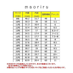 金アレ対応 ホワイトハートゴールドリング(0318) 7枚目の画像