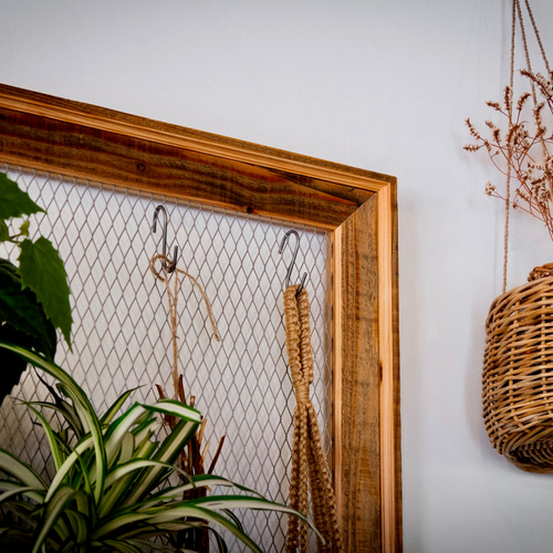 受注製作｜壁面ディスプレイフレーム】古材フレーム｜アップサイクル