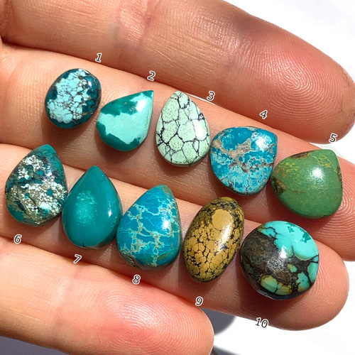 チベット数珠、ターコイズ b-turquoise-a1.jpg