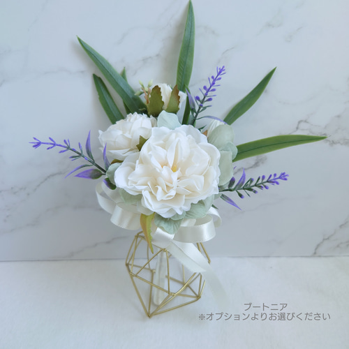 テラコッタカラー⭐︎造花ブーケ⭐︎アーティシャルフラワーブーケ テラコッタカラーのウェディングブーケ/アーティフィシャル