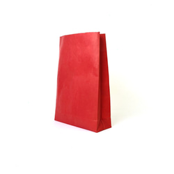 KAMIBUKURO（紙袋）L號 純正國產馬皮革 紅色 第2張的照片