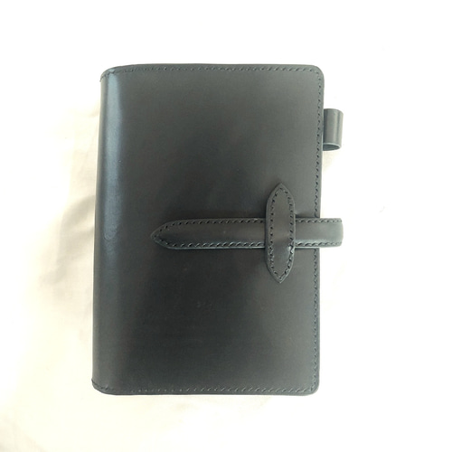 システム手帳カバーA5 可動式ペンホルダー付き 手帳カバー M 