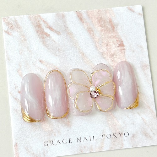 販売休止中→9月再開予定です♡】美人Luxuryネイルチップ【セレブ 