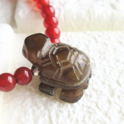 縁起物】ラピスラズリの亀 №3 【公式通販】