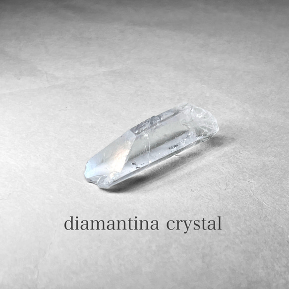 diamantina crystal：lemurian crystal / ディアマンティーナ産水晶36：レムリアン水晶 1枚目の画像