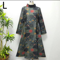 着物リメイクワンピース　正絹 着物リメイク ワンピース 大島紬 M〜L - ZX-ZX-ZX'S GALLERY