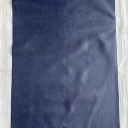 牛革シュリンク・インディゴ仕上げ 60×115cm 4枚目の画像