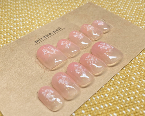ネイルチップ 〜 もも 〜 ネイルチップ（つけ爪） mirako.nail 通販