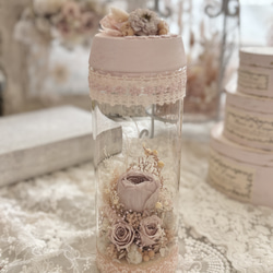 1点限定 プリザーブドフラワー インテリア雑貨 シャビーピンクの