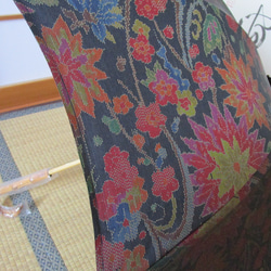 大島紬の着物から日傘（傘袋付き） 5枚目の画像