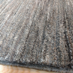 夏涼冬暖的天然地毯 Gazenilla 帽 灰色未染色羊毛 198x141 厘米 第11張的照片