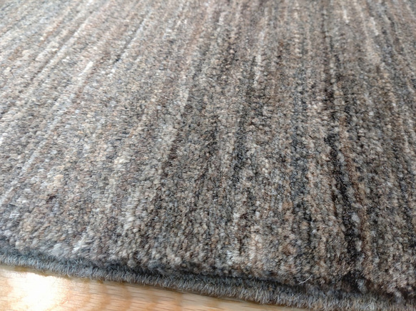 夏涼冬暖的天然地毯 Gazenilla 帽 灰色未染色羊毛 198x141 厘米 第11張的照片