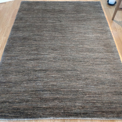 夏涼冬暖的天然地毯 Gazenilla 帽 灰色未染色羊毛 198x141 厘米 第7張的照片