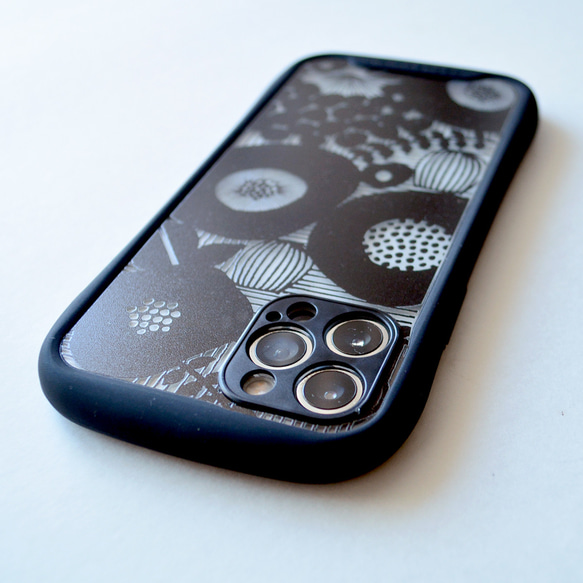 noir iphoneクリアグリップケース 5枚目の画像
