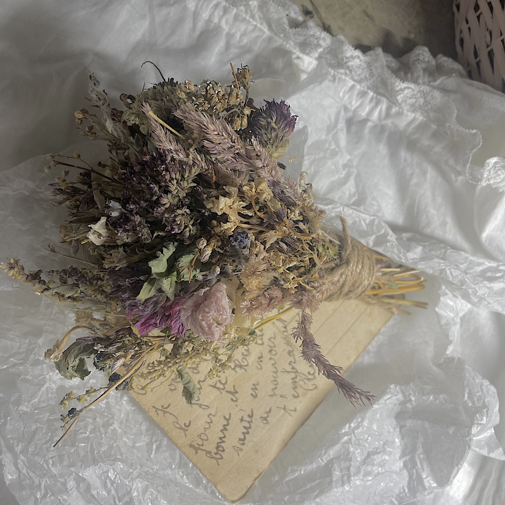 ポポラスとスターチスのハーフリース* * ラッピング無料 お洒落