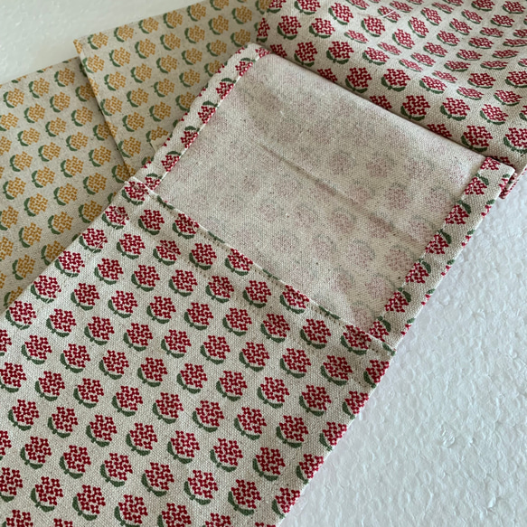 トイレットペーパーホルダーカバー♪レトロ・プチフラワー♪2カラー 6枚目の画像