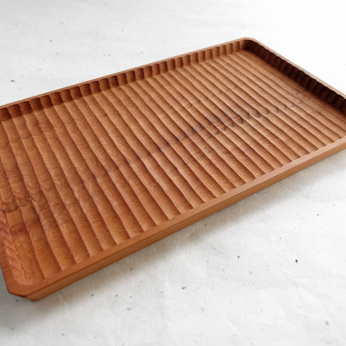我谷盆 櫟(イチイ) 30×21×2cm ナチュラル お盆 トレイ 木地盆 我谷盆 櫟(イチイ) 30×21×2cm ナチュラル お盆 トレイ 木地盆
