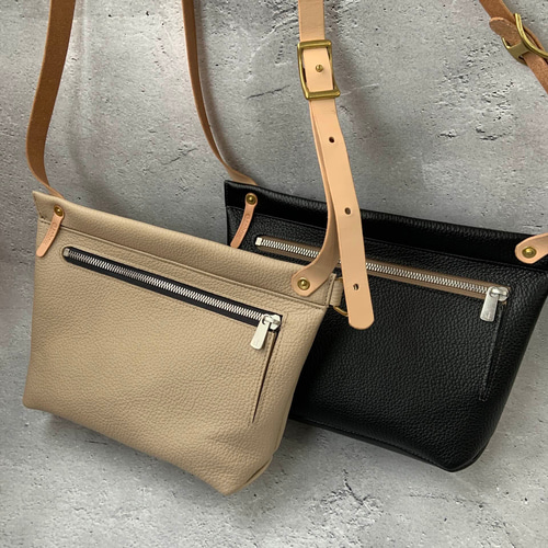 美品　イビサ　サコッシュ　ミニショルダーバッグ　オールレザー　ブラウン　日本製 楽天市場】【10%オフクーポン発行中】レザー サコッシュ