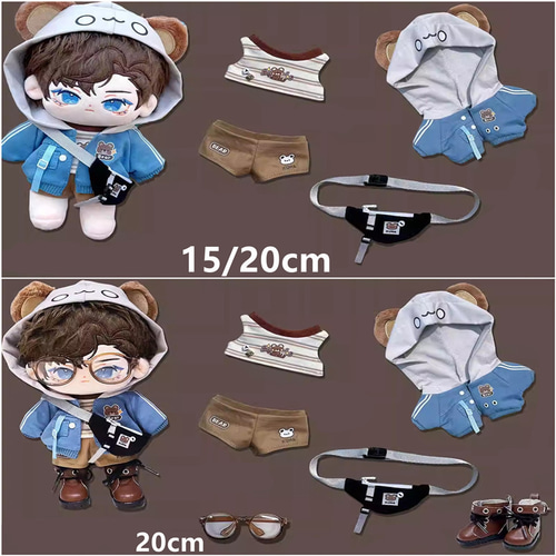 ぬいぐるみ 10cm 男の子 擬人化 狼 羊 着せ替えぬいぐるみ 2025年最新