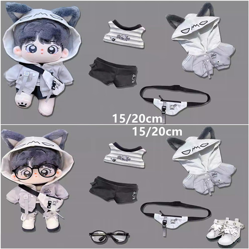 20cm完売レア限定セーラー風熊ちゃんメイド着せ替えぬいぐるみ服セット