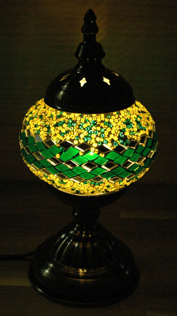 トルコのモザイク テーブルランプ (5) スタンドライト・テーブルランプ B1276755359(9750円)