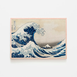 葛飾北斎 "神奈川沖浪裏" | アートポスター 横長 カラー wave ウェーブ hokusai インテリア A3 B3 6枚目の画像