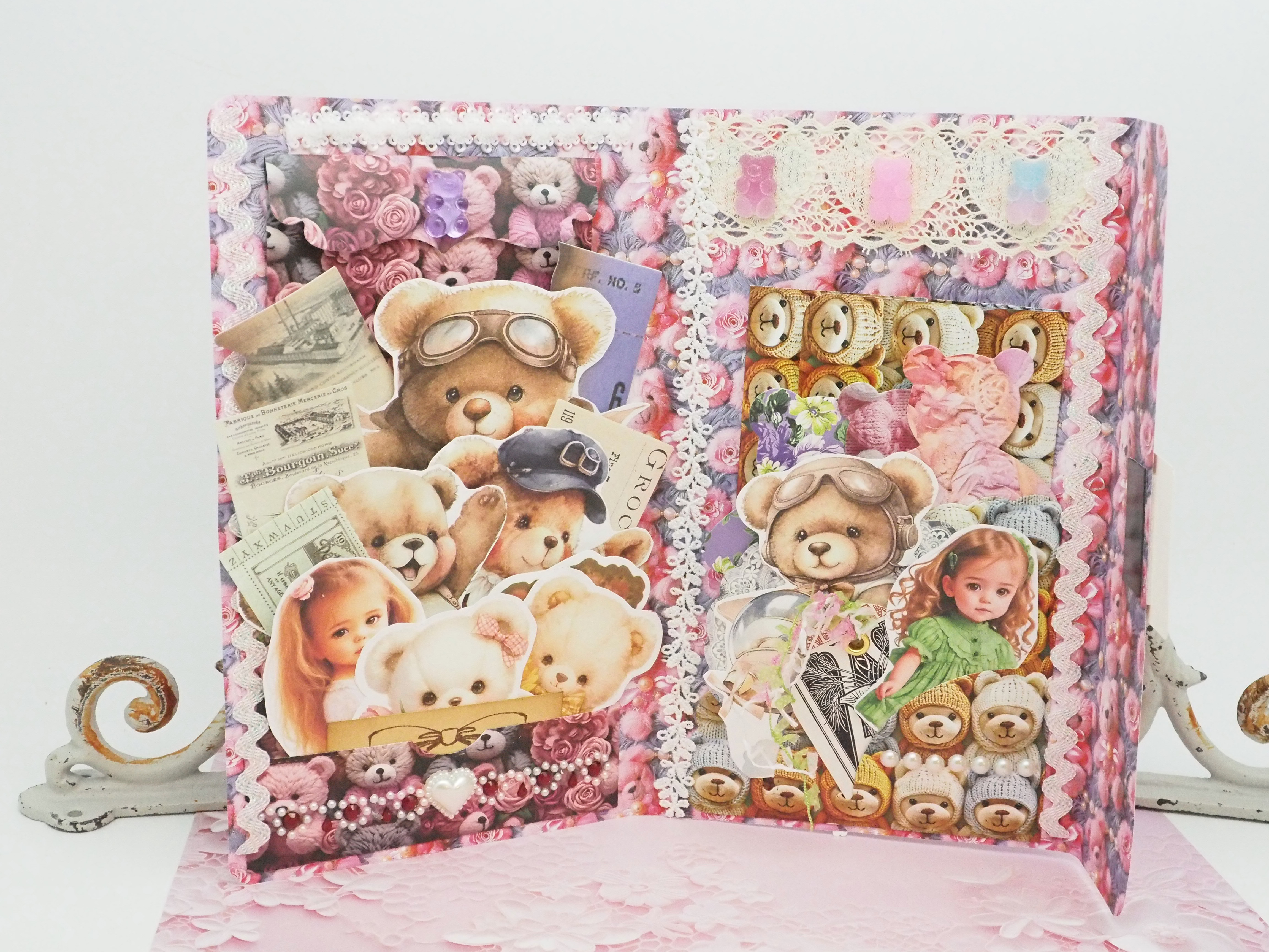 おすそ分けファイル☆くま尽くし♡くまちゃん柄のデザイン