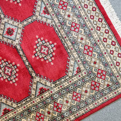 200×128cm【パキスタン手織り絨毯】 3枚目の画像