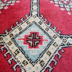 200×128cm【パキスタン手織り絨毯】 6枚目の画像