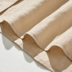 大人の抜け感と可愛さ叶えるリネン ブラウス　日除けにも活躍可能　 リネン100％　ベージュ　　230503-3 9枚目の画像