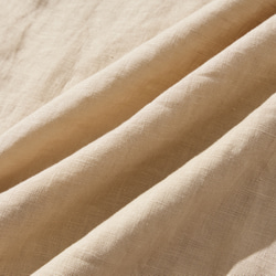 大人の抜け感と可愛さ叶えるリネン ブラウス　日除けにも活躍可能　 リネン100％　ベージュ　　230503-3 10枚目の画像