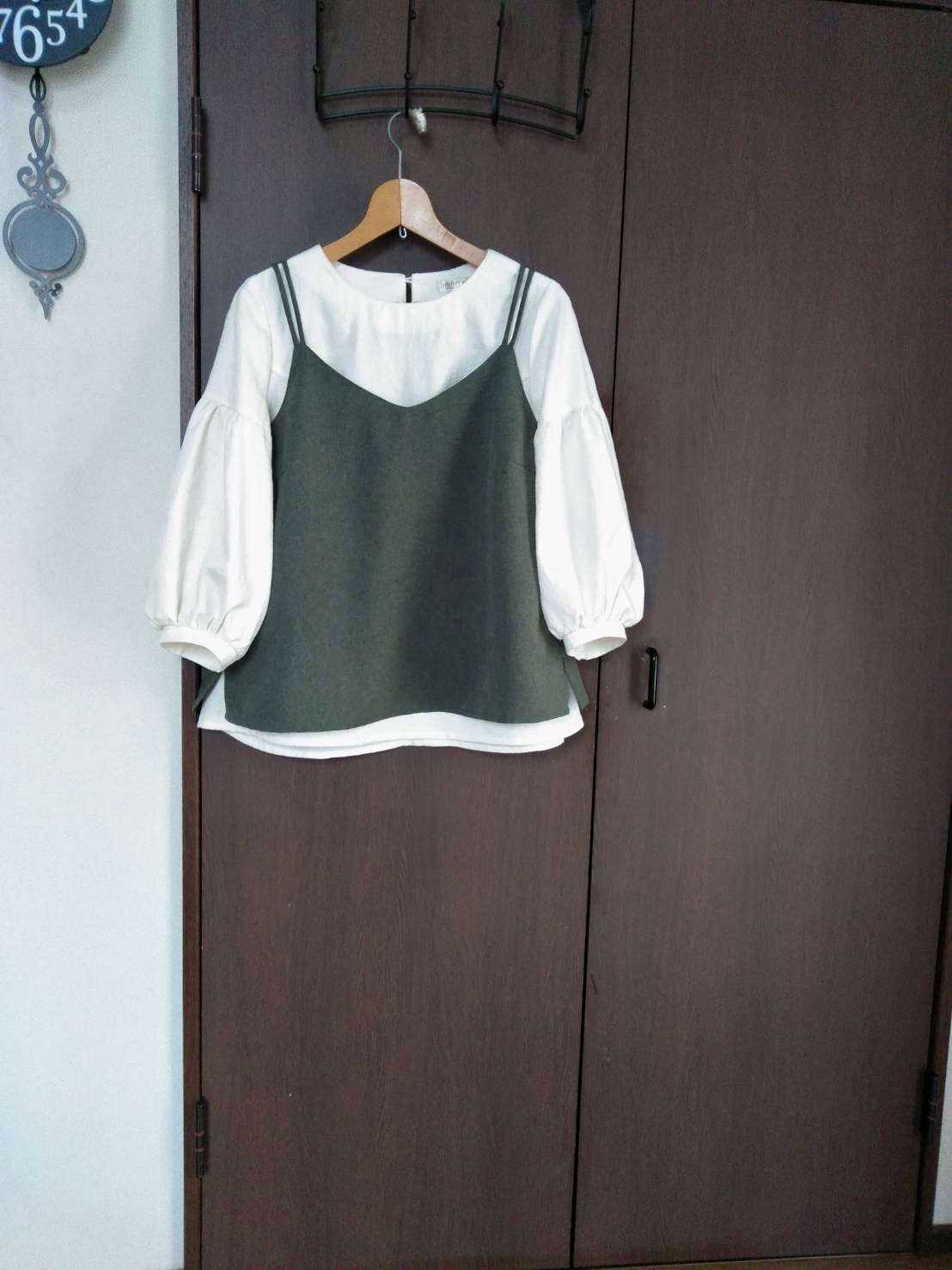 キャミソール&ブラウスセット