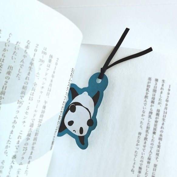 パンダのブックマーカー【逆立ち】 4枚目の画像