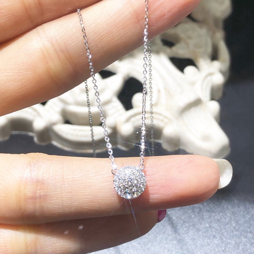 天然ダイヤモンドネックレス0.25ct k18 ネックレス・ペンダント パール  