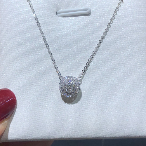 天然ダイヤモンドネックレス0.25ct k18 ネックレス・ペンダント パール 