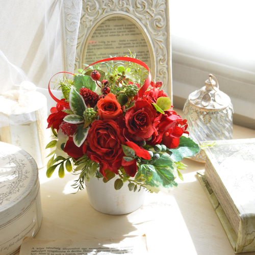 グリーンリーフ 薔薇 アレンジメント グリーンリーフ 薔薇 アレンジメント