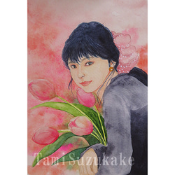 「祈りの天使」水彩画 原画 0_a4dc7fbfb78897383a55541bbfd9