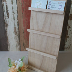 文さま専用。最終処分。※よくお読みください。大型アクセサリー什器② 棚の高さを変えられるブック型什器Mサイズ／ディスプレイ（40×30