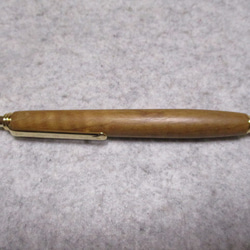 チーク　カーリー杢　キヌカオイル仕上げ　シャープペンシル(0.5ミリ用) 　希少材　 2枚目の画像