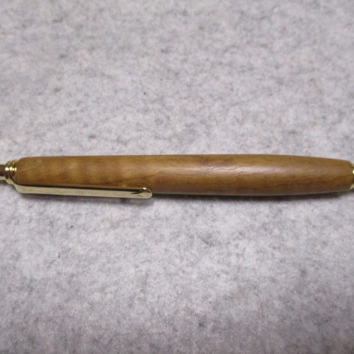 チーク カーリー杢 キヌカオイル仕上げ シャープペンシル(0.5ミリ用