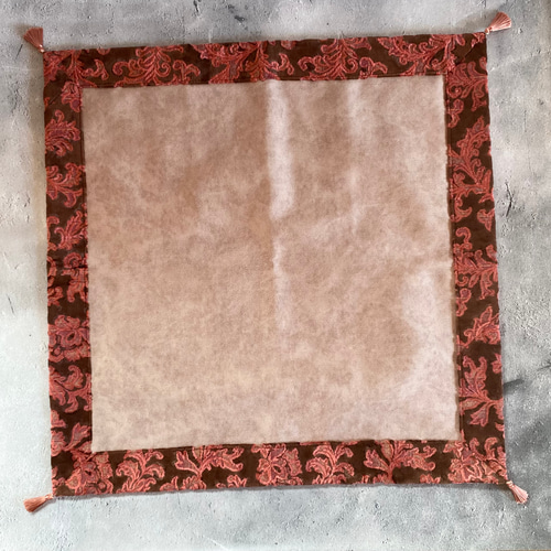 【再再再販】花柄ジャガード生地のハンドメイドタロットクロス 花柄ジャガード生地のハンドメイドタロットクロス 海外製