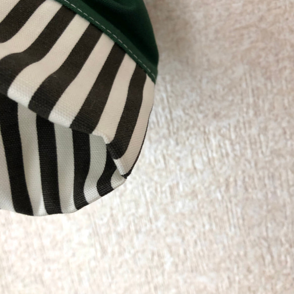 new//キョロちゃんとストライプ ハンドメイド コップ袋 4枚目の画像