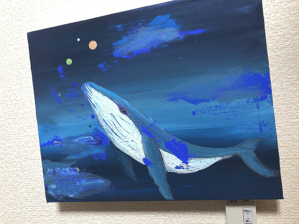 クジラ 絵画 るる 通販 17674603｜Creema(クリーマ)