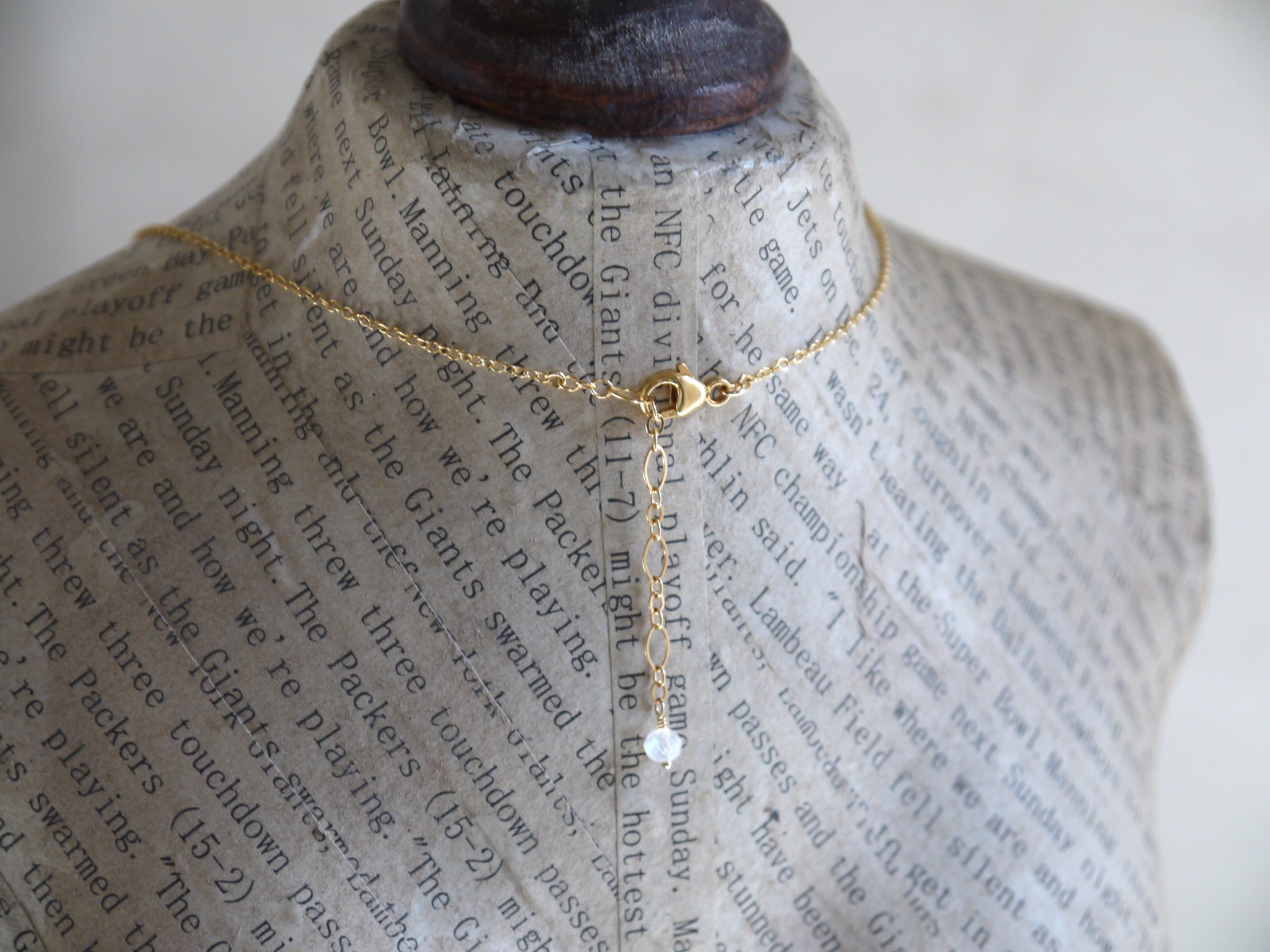 【K14GF】天然石ネックレス＊*ムーンストーン/ホワイトカルセドニー/淡水パール他