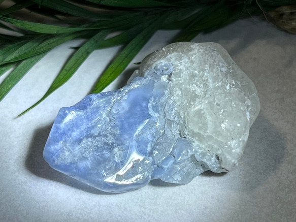思慮の石✨　デュモルチェライト　インクォーツ　原石　ラフストーン 1枚目の画像