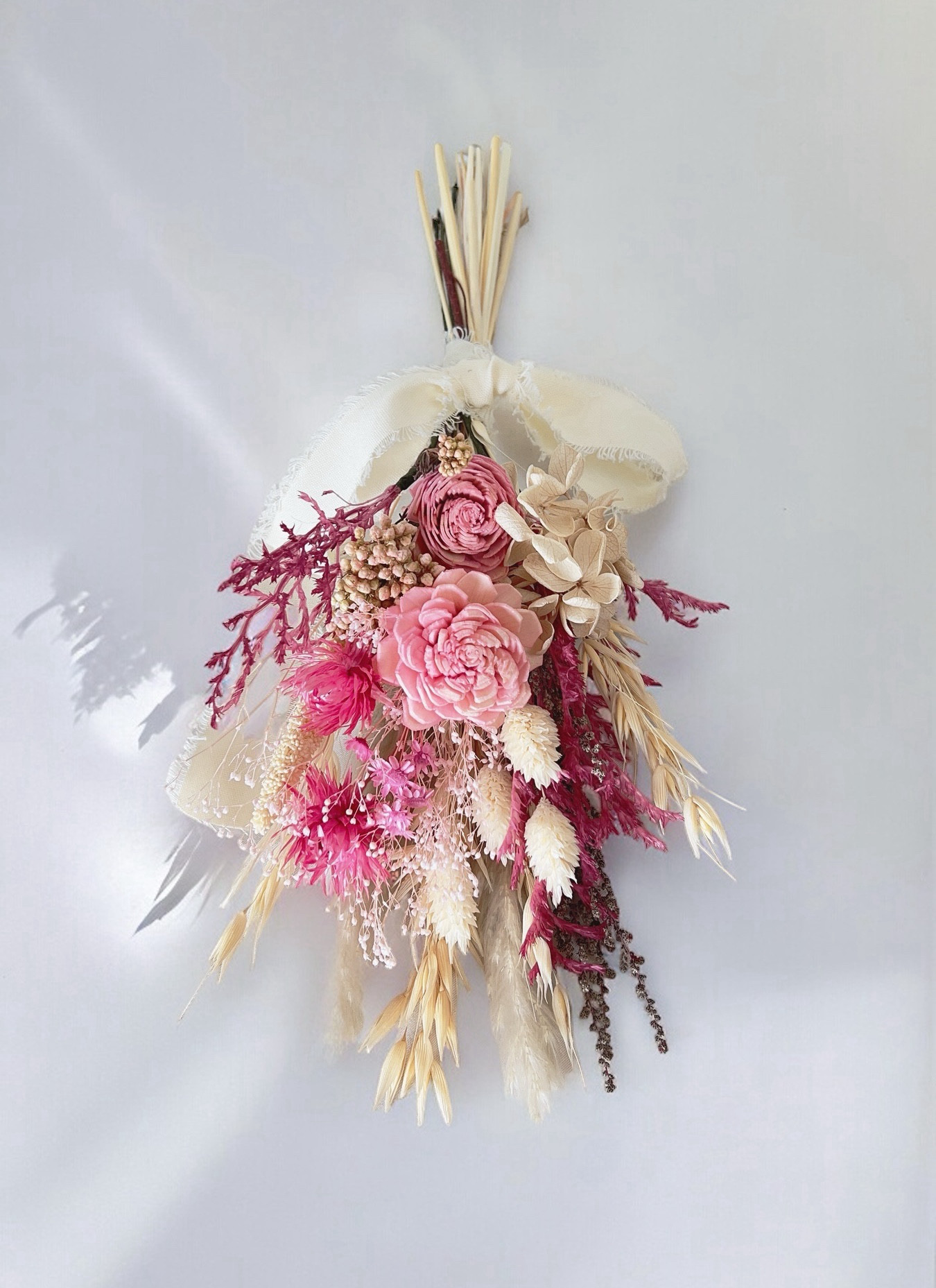 ⚫️プリザービングスワッグフラワー⚫️ dry-flower-bouquet-swag-yellow